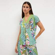 Elaia - Jungle Print Short Sleeve Top - Pennita