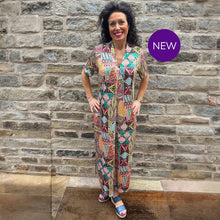 Haize - African Print Midi Dress - Pennita