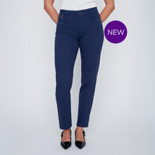 2612022 - Navy Sparkle Trim Jean - Pennita