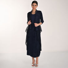 268506 - Waterfall Faux Overlay Dress - Pennita