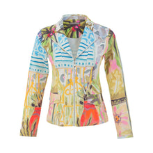 26718 - Zip Jacket ‘Cheetah in The City by Karen Fields’ - Pennita