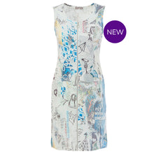 26733 - Zip Pocket Dress ‘Collage by Majella LeBlanc’ - Pennita