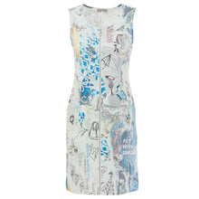 26733 - Zip Pocket Dress ‘Collage by Majella LeBlanc’ - Pennita