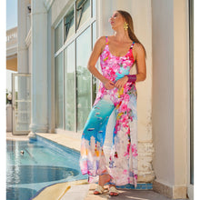 26804 - Beach Trousers ‘Summer in Santorini by Aziz Suleymanov’ - Pennita
