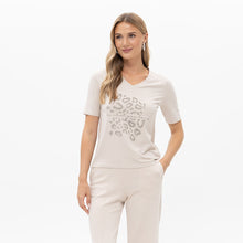 19010 - Sparkle V-Neck Top