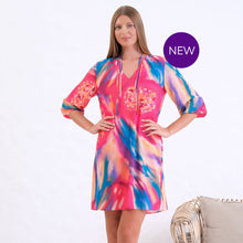 2505-07 - ‘City Lights’ Fusion Shift Dress - Pennita