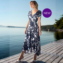 266343 - Botanical Dipped Hem Dress - Pennita