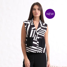 1219-20 - Monochrome Waistcoat - Pennita