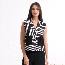 1219-20 - Monochrome Waistcoat - Pennita