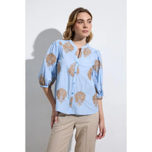 Bielsa - Embroidered Motif Cotton Top - Pennita