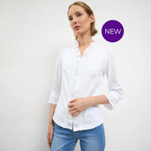 Yona - Pleated Frill Shirt - Pennita