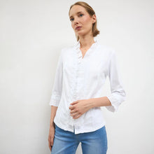 Yona - Pleated Frill Shirt - Pennita