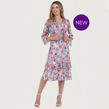 4111 - Romantic Rose Silk Dress & Bolero - Pennita