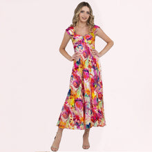 5197 - Multi Silk Two Piece Dress & Bolero - Pennita