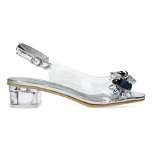 Maude 083 - Perspex Jewelled Sandal - Pennita