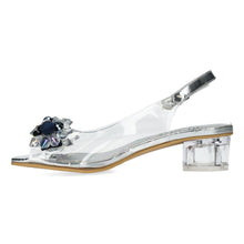 Maude 083 - Perspex Jewelled Sandal - Pennita