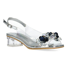 Maude 083 - Perspex Jewelled Sandal - Pennita