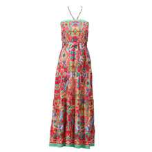 C311 - Bardot Mosaic Maxi Dress - Pennita