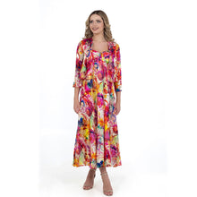 5197 - Multi Silk Two Piece Dress & Bolero - Pennita