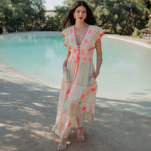 L223 - Neon Pineapple Dress