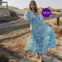 L186 - Aqua Beaded Dress