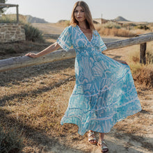 L186 - Aqua Beaded Dress