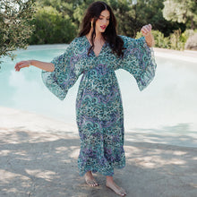 L330 - Paisley Frill Dress