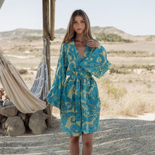 L379 - Belted Paisley Cover Up - Pennita