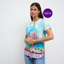 Saya - ‘Portofino’ Button Through Top - Pennita
