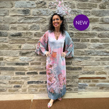 3821 - Tropical Long Sleeve Maxi Dress - Pennita