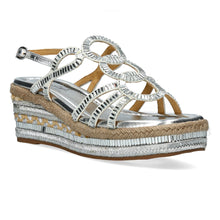 Marieo 05 - Baguette Wedge Sandal - Silver