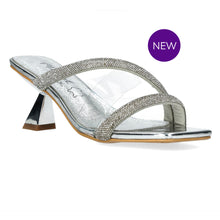 Mima 27 - Sparkle Strappy Kitten Heel - Pennita