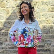 26705 - Linen Bomber Jacket ‘Spring Delight by Majella LeBlanc’ - Pennita