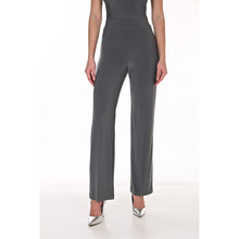 233015 - Wide Leg Trouser -  Dark Grey