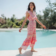 L117 - Neon Embellished Shell Dress - Pennita