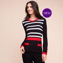 A48049 - Long Sleeve Stripe Top