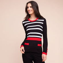 A48049 - Long Sleeve Stripe Top