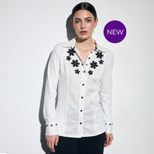 Iva - Embellished Flower Shirt