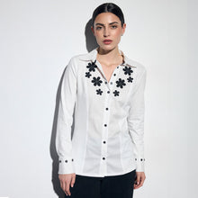 Iva - Embellished Flower Shirt