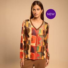 Asena - Mexican V-Neck Long Sleeve Top