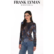263477 - Aged Floral Tapestry Cowl Back Top