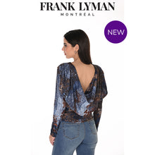 263477 - Aged Floral Tapestry Cowl Back Top