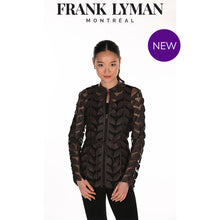 263739 - Leaf Cut-Out Mesh Zip Jacket
