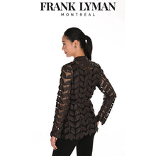 263739 - Leaf Cut-Out Mesh Zip Jacket