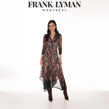 263413 - Reptile Handkerchief Cross Over Dress