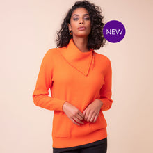 A48025 - Zip Neck Pocket Sweater