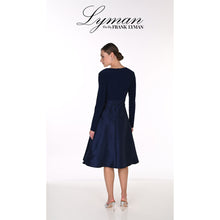 269194 - Taffeta Rose Detail Cross-Over Dress