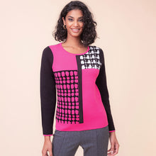 A48231 - Diamanté Strip Sweater