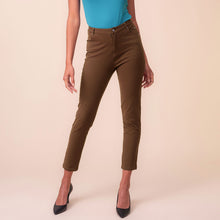 PAS2400 - High Rise Jeans - Chocolate