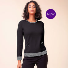 A48060 - Bow Sparkle Detail Top